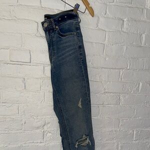 Express Blue Distressed Jeans